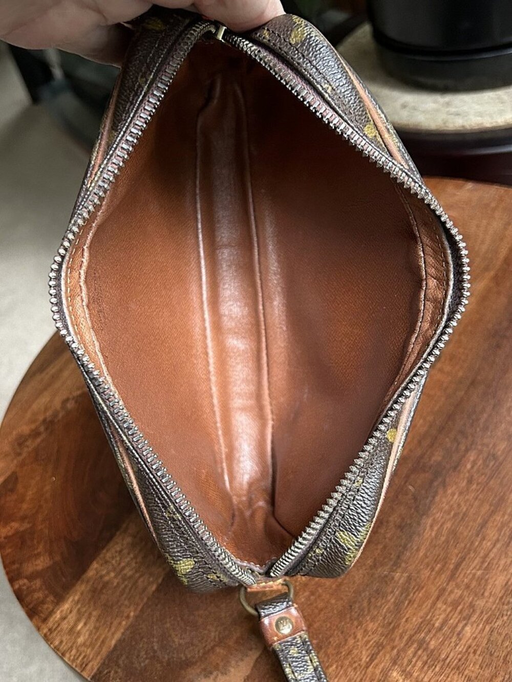 LOUIS VUITTON Monogram PM Wristlet - Picture 8 of 11